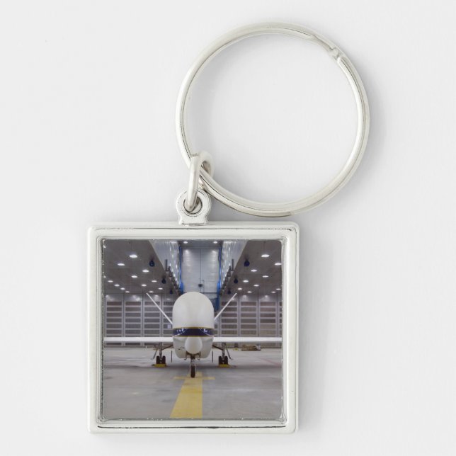 A front view of a Global Hawk unmanned aircraft Key Ring (Front)