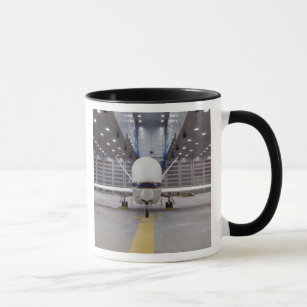 A front view of a Global Hawk unmanned aircraft Mug