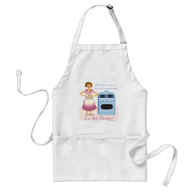 A Frozen Dinner Funny Supper Housewife Slogan Standard Apron (Front)