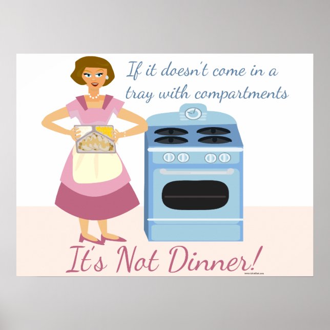 A Frozen Dinner Means Supper Poster (Front)
