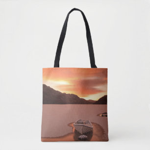 A Frozen Loch   Ruthven, Uk Tote Bag