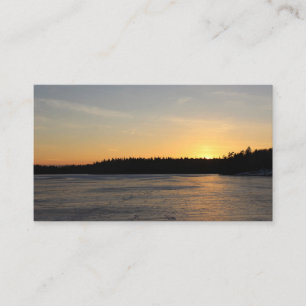 A Frozen Sunset Business Card