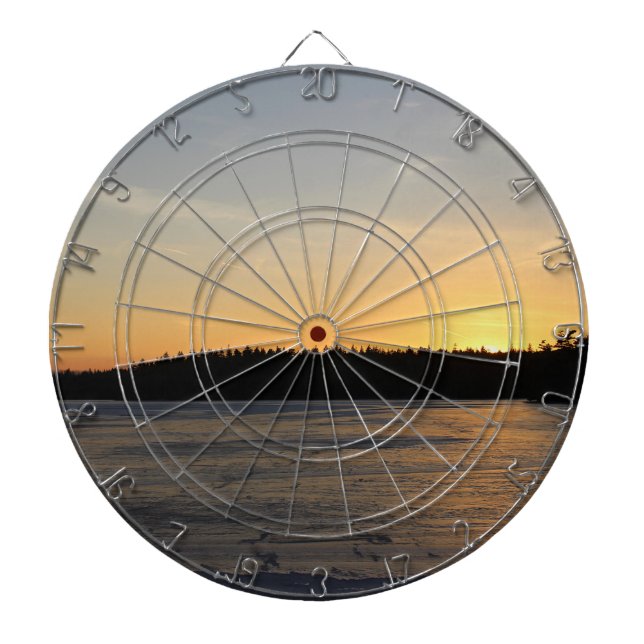 A Frozen Sunset Dartboard (Front)
