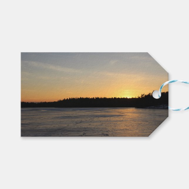 A Frozen Sunset Gift Tags (Front (Horizontal))
