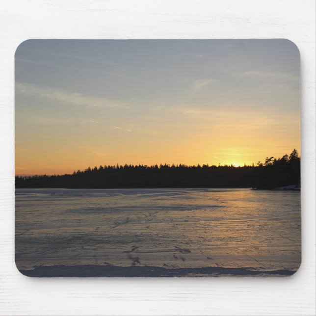 A Frozen Sunset Mouse Pad (Front)