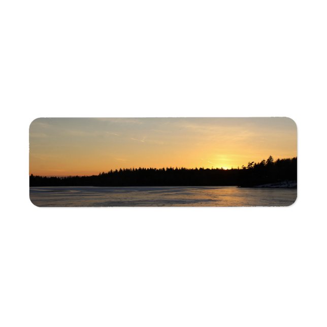 A Frozen Sunset Return Address Label (Front)
