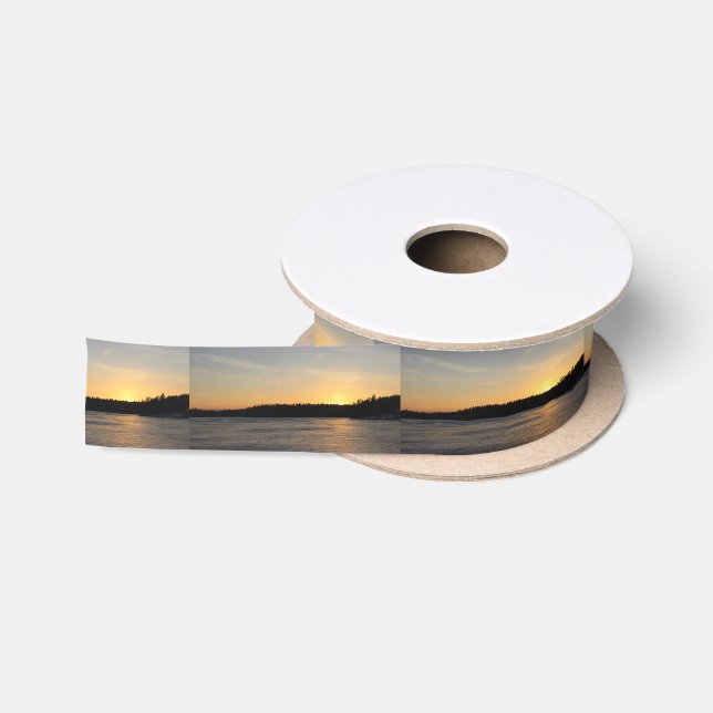 A Frozen Sunset Satin Ribbon (Spool)