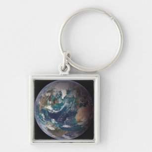 A full view of Earth showing global data 2 Key Ring