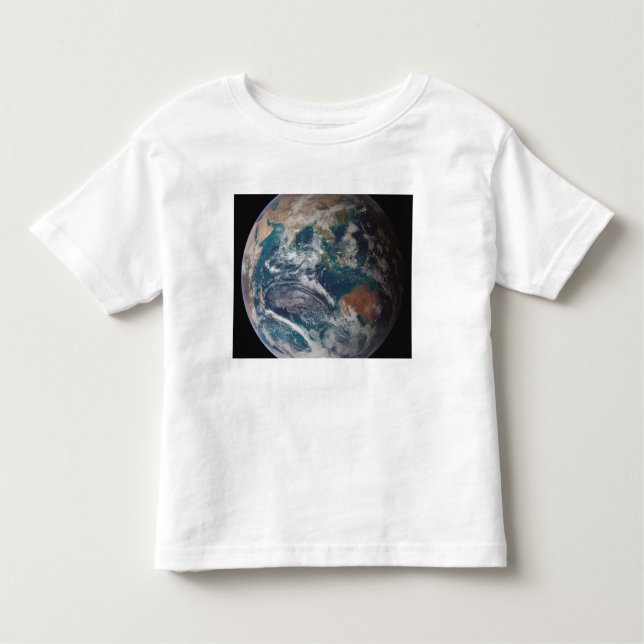 A full view of Earth showing global data Toddler T-Shirt (Front)