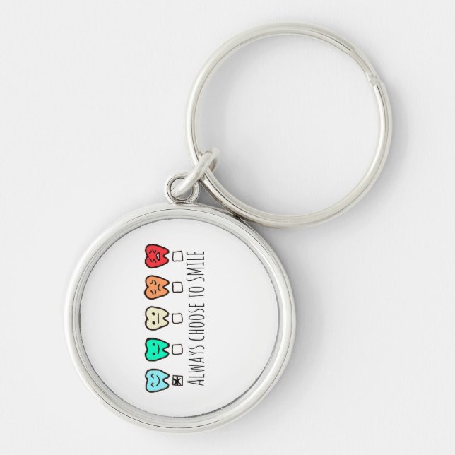 A fun accessory for dental staff. key ring (Front)