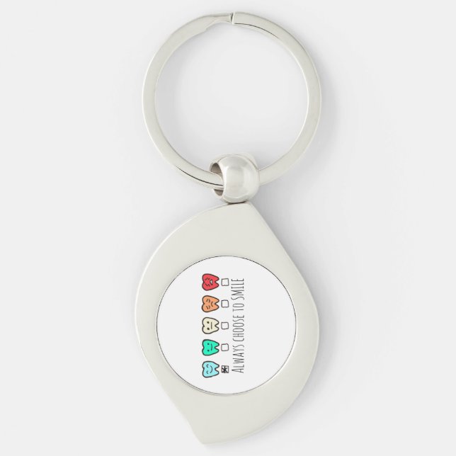 A fun accessory for dental staff. key ring (Front)