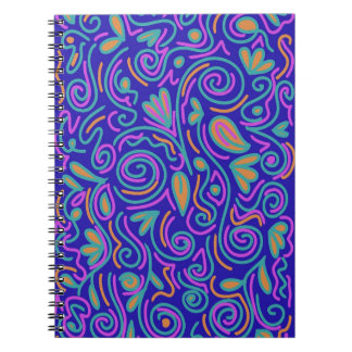 A fun Design with Bold Decorations  Notebook