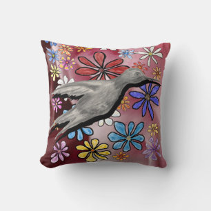A Fun Floral Throw Pillow