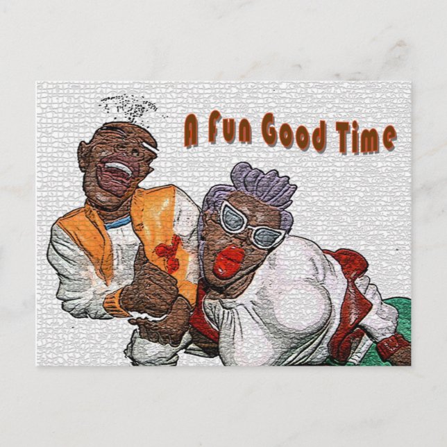 A fun Good Time Postcard (Front)