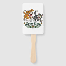 A funny cartoon dog and cat engaged in a comical c