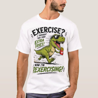 A funny dinosaur t-shirt design