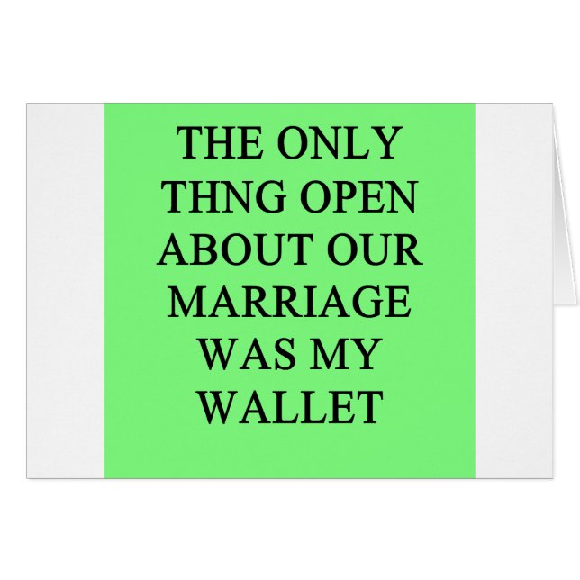 a funny divorce  joke for men (Front Horizontal)