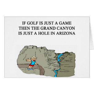 a funny golf design