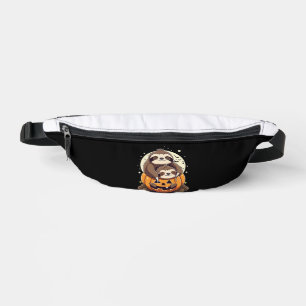 A funny sloth celebrating Halloween Essential T-Sh Bum Bags