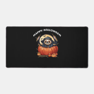 A funny sloth celebrating Halloween Essential T-Sh Desk Mat