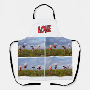A furry comic about love. apron