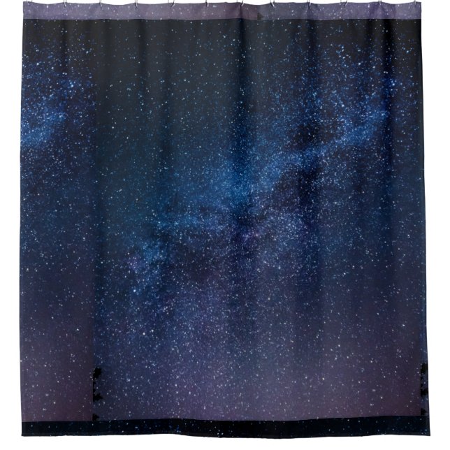 A galaxy of stars in the night Cute  Shower Curtain (Front)