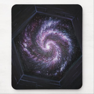 A galaxy seen by the James webb space telescope Mouse Pad