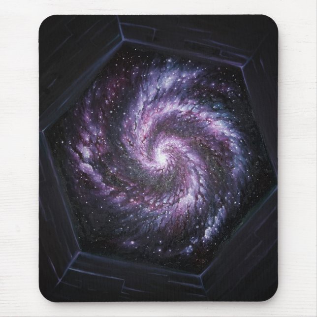 A galaxy seen by the James webb space telescope Mouse Pad (Front)