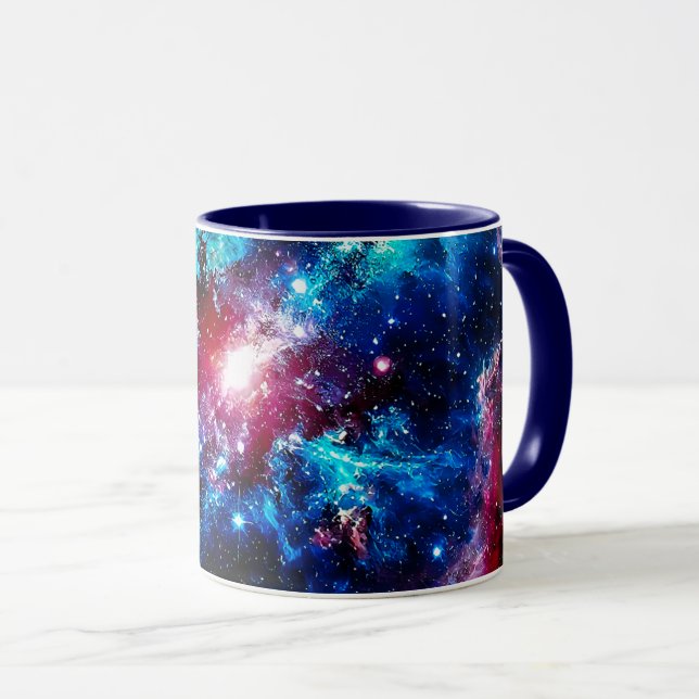 A galaxy with sparkling stars. mug (Front Right)