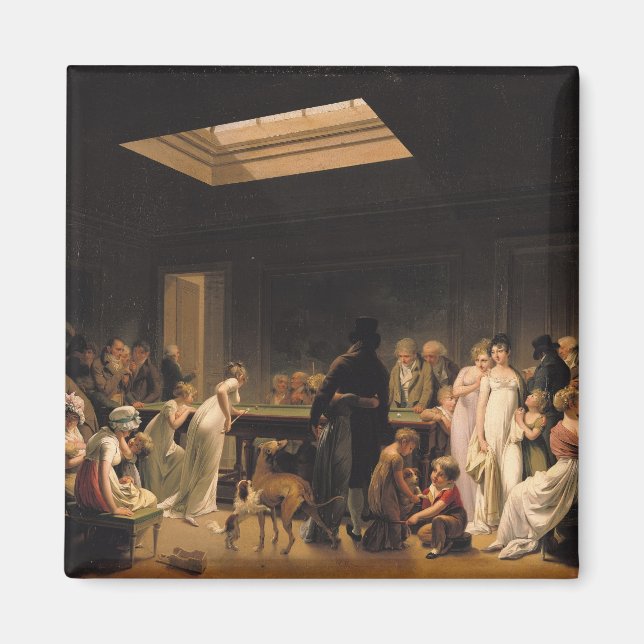 A Game of Billiards, 1807 Magnet (Front)