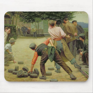 A Game of Bourles in Flanders, 1911 Mouse Pad