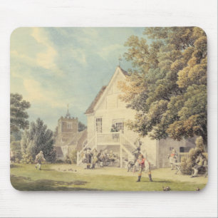 A Game of Bowls on the Bowling Green outside the B Mouse Pad