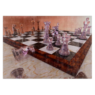 A Game of Chess Cutting Board