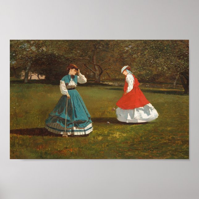 A Game of Croquet Poster (Front)