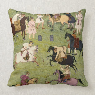 A Game of Polo, from the Large Clive Album Cushion