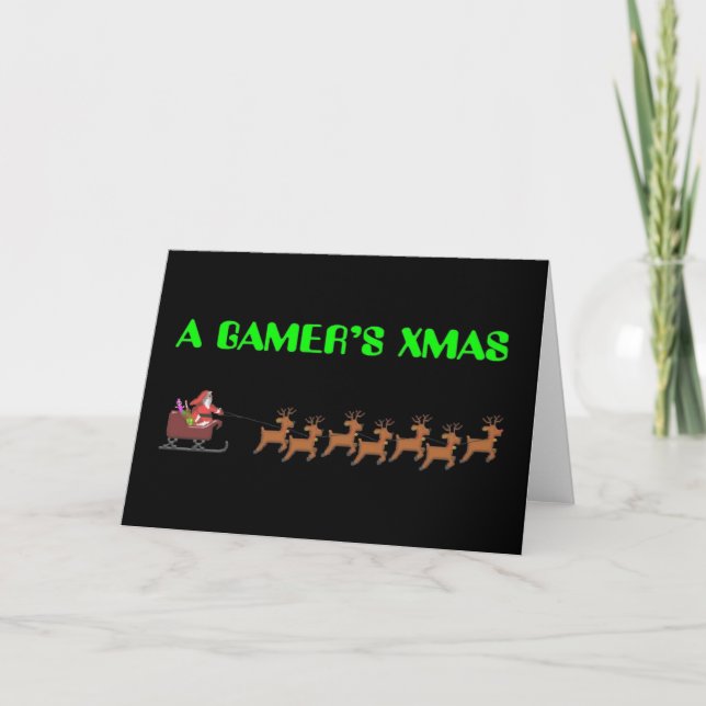 A Gamer’s Xmas Holiday Card (Front)