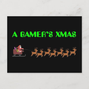 A Gamer’s Xmas Holiday Postcard