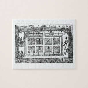 A Garden, from ' The Gardener's Labyrinth', 1577 ( Jigsaw Puzzle