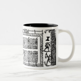 A Garden, from ' The Gardener's Labyrinth', 1577 ( Two-Tone Coffee Mug