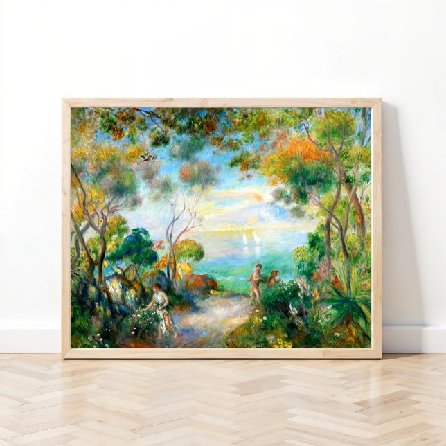 A garden in Sorrento, August Renoir Art Poster (Creator Uploaded)