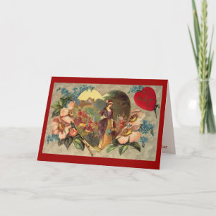 A Garden of Flowers Valentine's Day Greeting Card