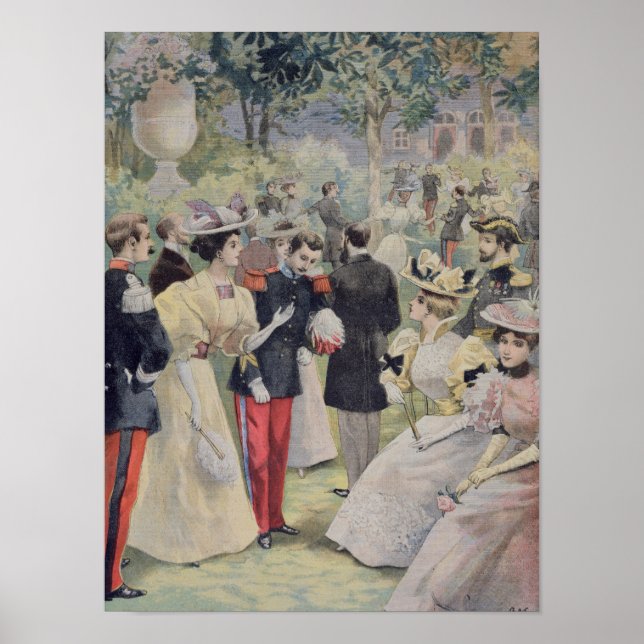 A Garden party at the Elysee Poster (Front)