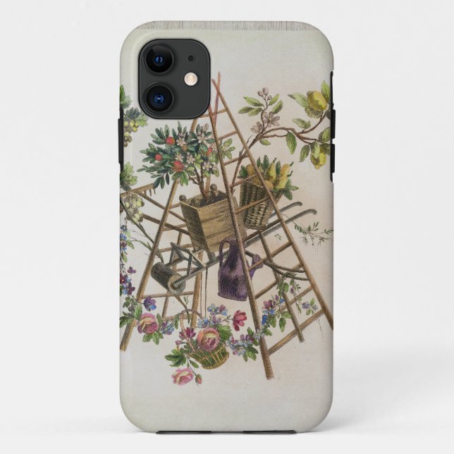 A garden textile design , from 'Oeuvre contenant u Case-Mate iPhone Case (Back)