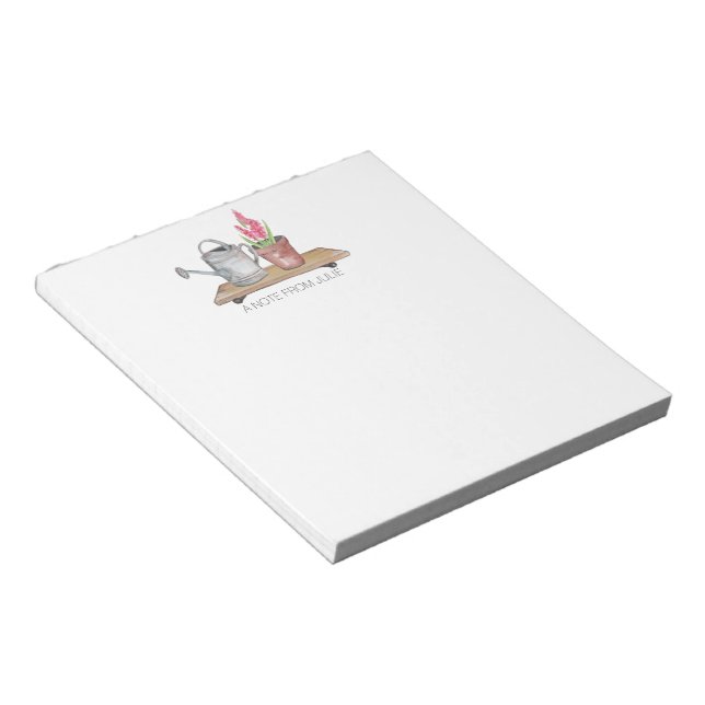 A Garden Vignette 5.5" x 6" Notepad - 40 pages (Angled)