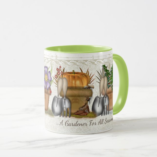 A Gardener For All Seasons Mug (Front Right)