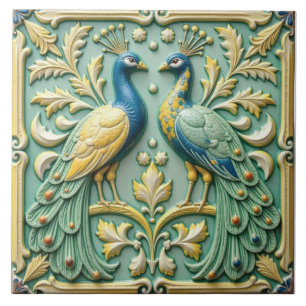 A Garden's Guardians Ceramic Tile