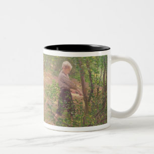 A Garland of Flowers, 19th century Two-Tone Coffee Mug
