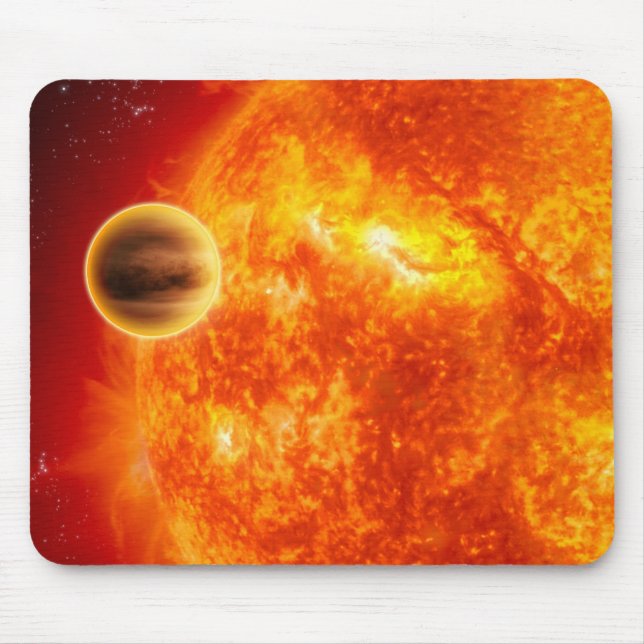 A gas-giant exoplanet mouse pad (Front)
