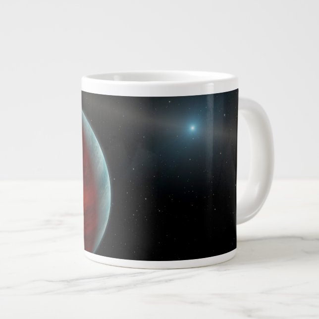 A Gas Giant Planet Around A White Dwarf Star. Large Coffee Mug (Front Right)
