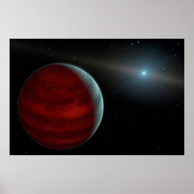 A Gas Giant Planet Around A White Dwarf Star. Poster (Front)